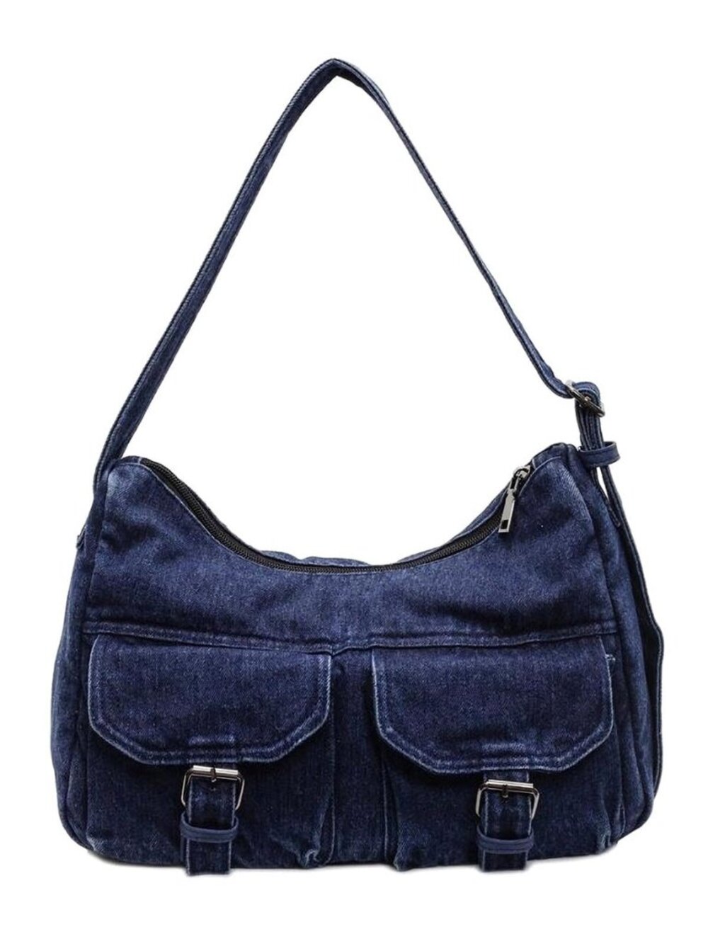 Denim Shoulder Bag Canvas Messenger Bag for Women Men Retro Tote Bag Y2K